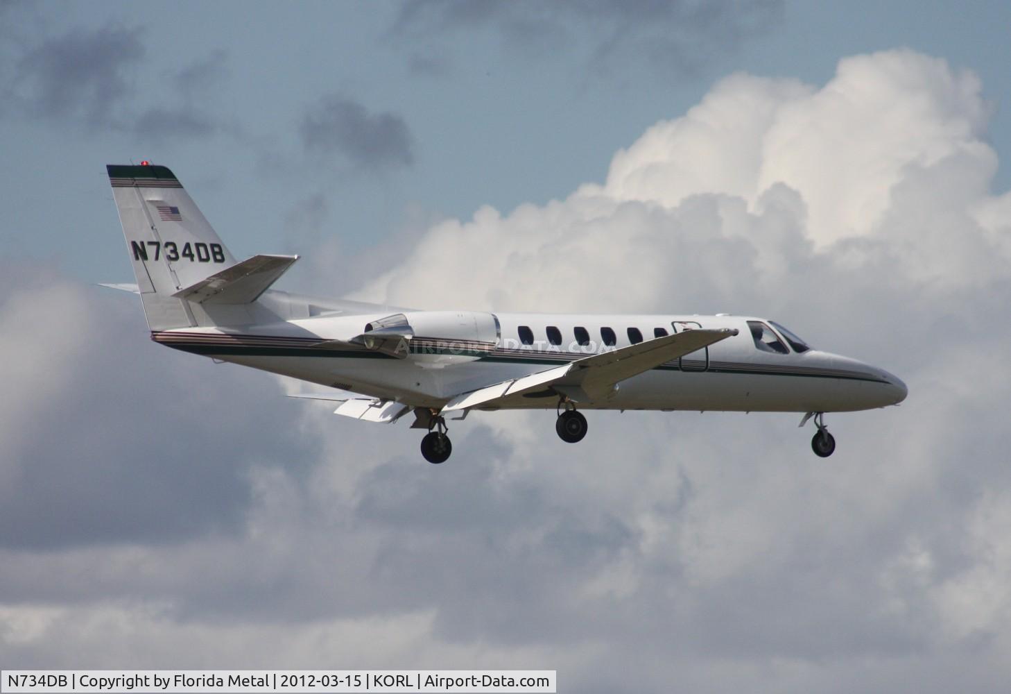 N734DB, Cessna 560 C/N 560-0143, ORL spotting 2012