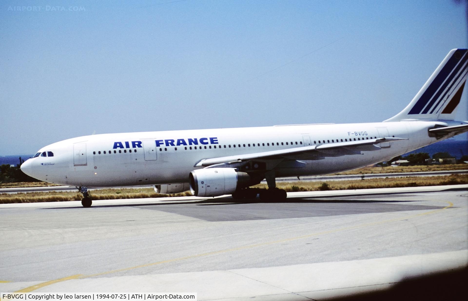 F-BVGG, 1975 Airbus A300B4-203 C/N 019, Athens 25.7.1994