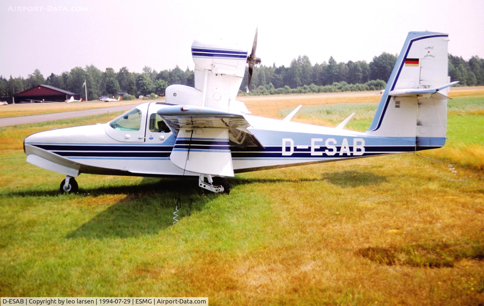 D-ESAB, Lake Aircraft Co. LA-4-200 C/N 975, Feringe Sweden 29.7.1994