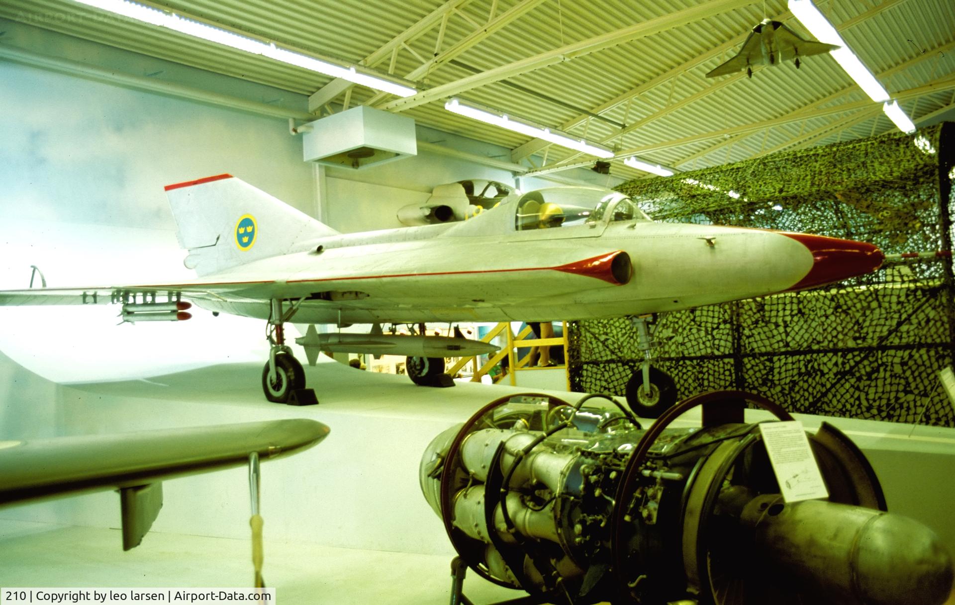 210, Saab 210 Lilldraken C/N Not found 210, Malmslätt Flygvapen Museum 30.7.1994