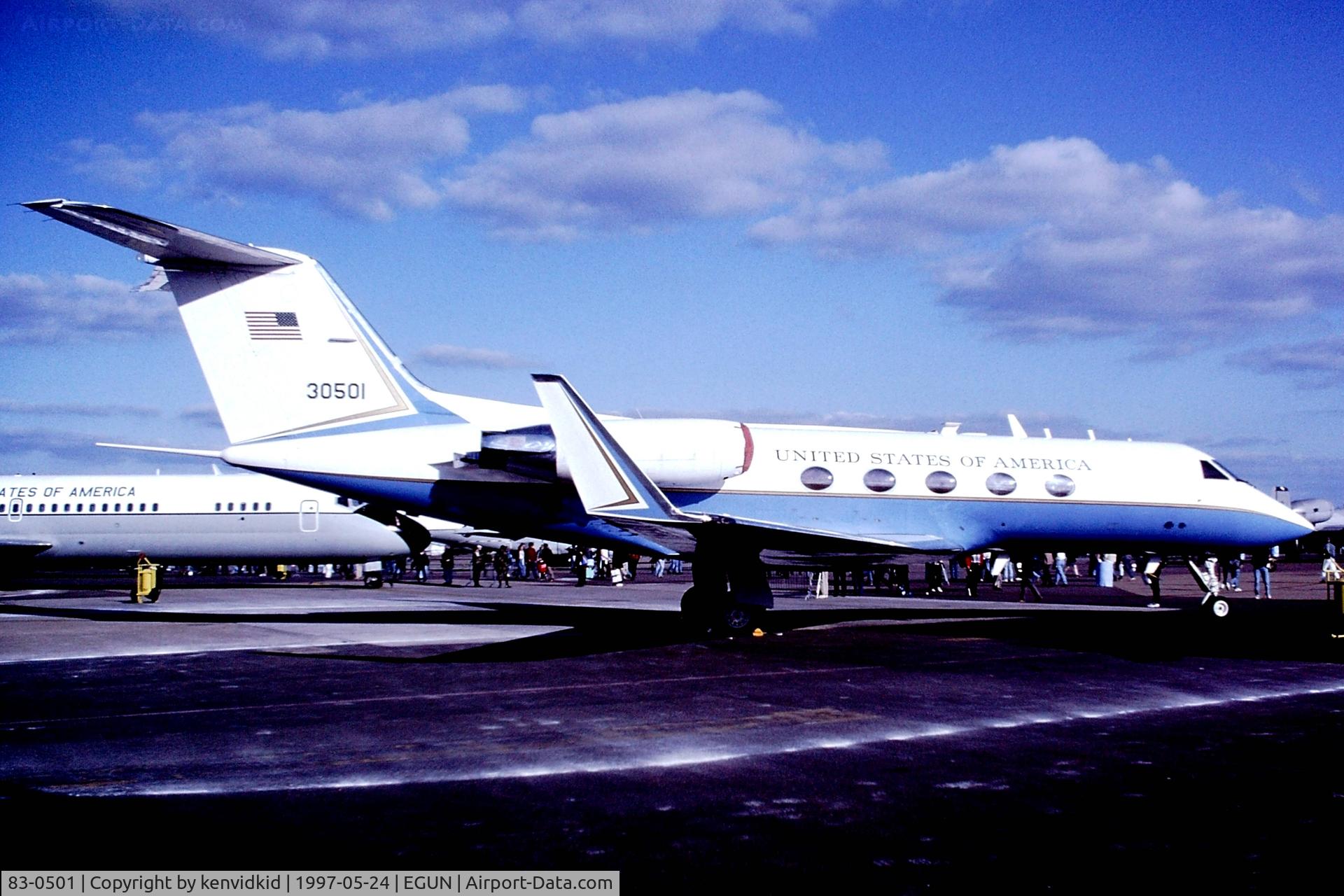 83-0501, 1983 Grumman C-20A Gulfstream III C/N 383, At the 1997 Mildenhall Air Fete.