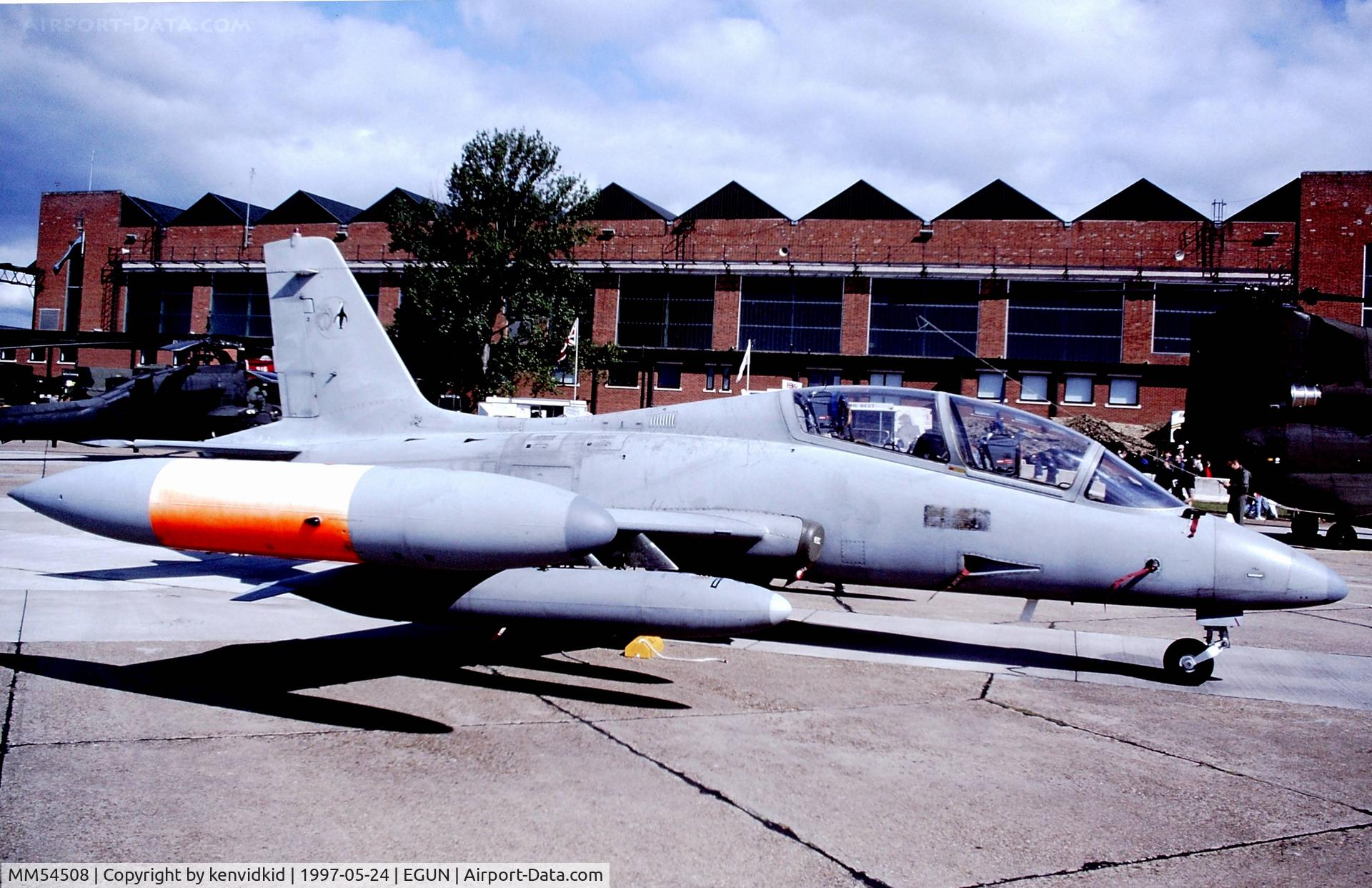 MM54508, Aermacchi MB-339A C/N 6722/117/AA056, At the 1997 Mildenhall Air Fete.