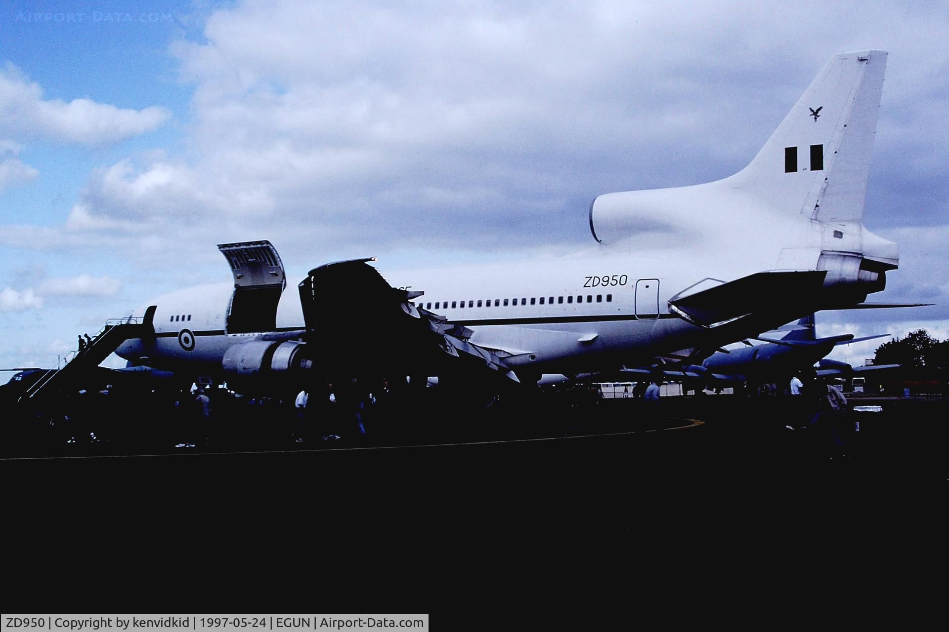 ZD950, 1979 Lockheed L-1011-385-3 TriStar K1 (500) C/N 193V-1164, At the 1997 Mildenhall Air Fete.