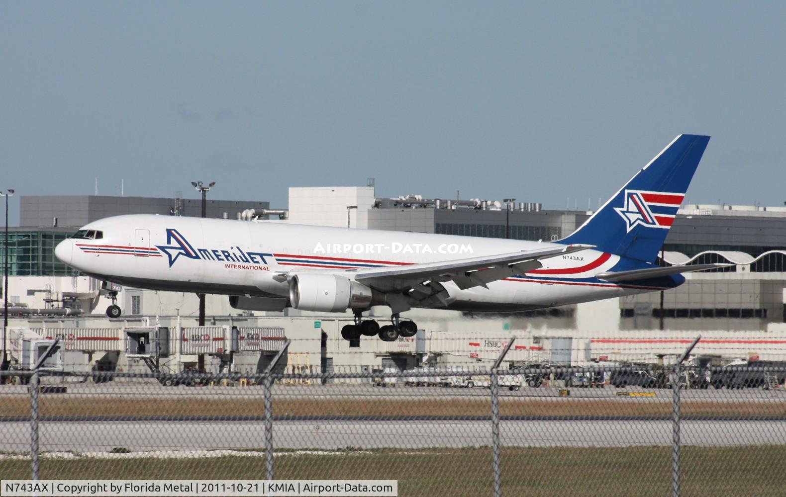 N743AX, 1982 Boeing 767-232 C/N 22218, MIA spotting 2011