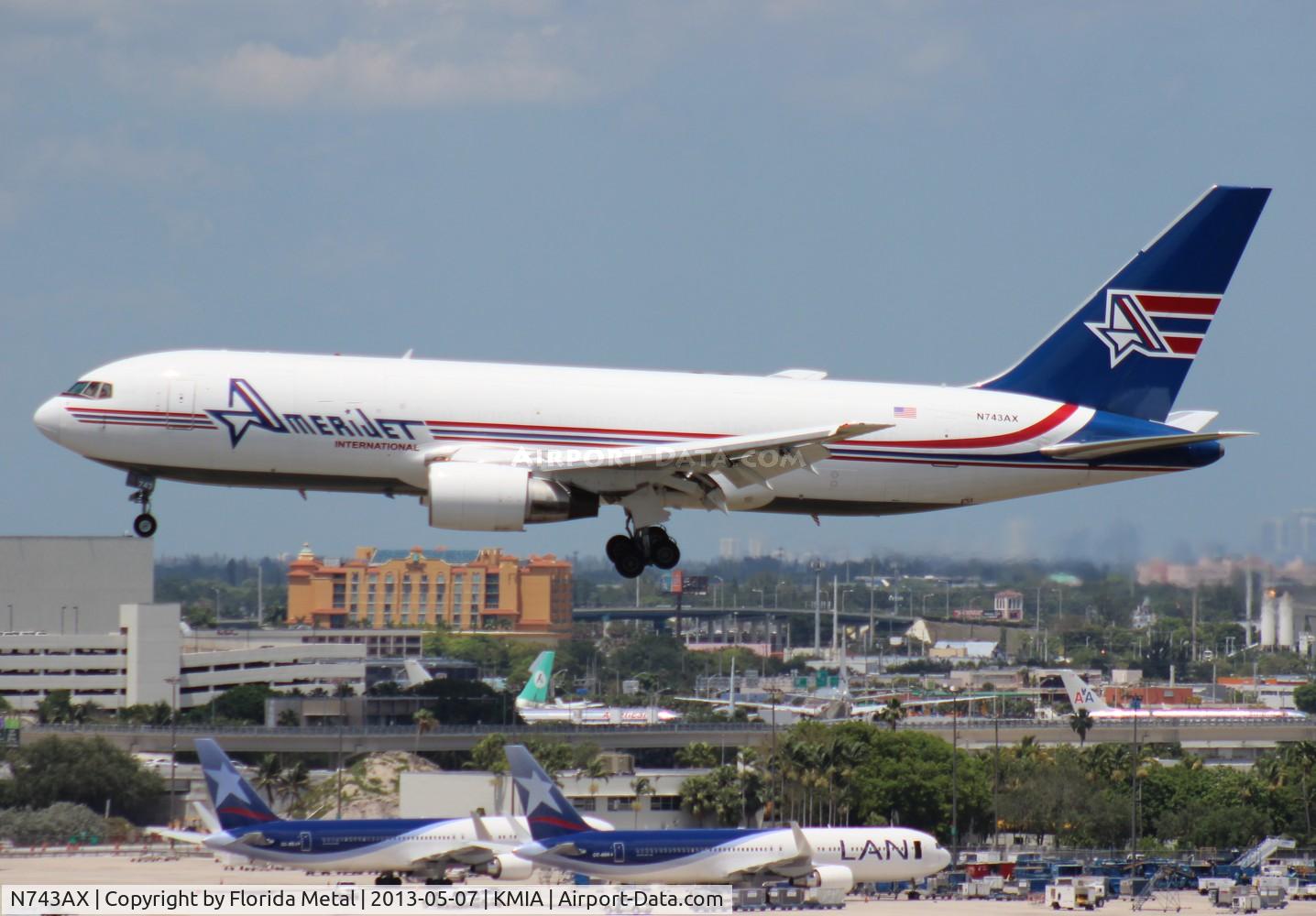N743AX, 1982 Boeing 767-232 C/N 22218, MIA spotting 2013
