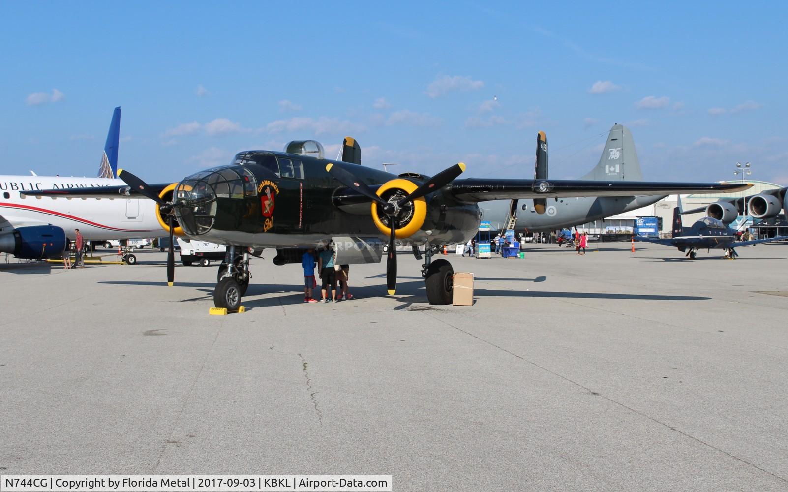 N744CG, 1944 North American B-25N Mitchell C/N 108-32141, Cleveland Air Show 2017