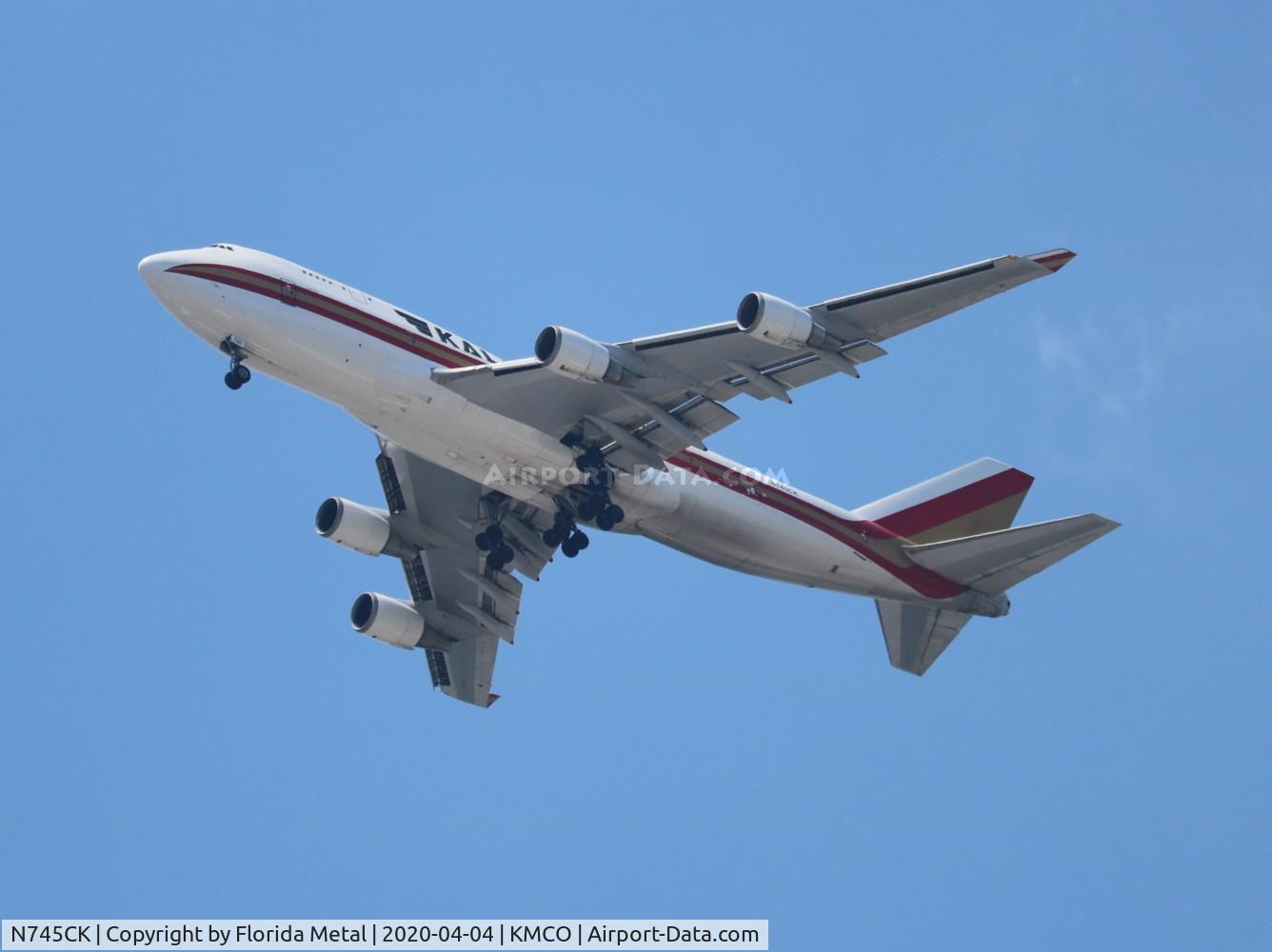 N745CK, 1998 Boeing 747-446BCF C/N 26361, MCO spotting 2020