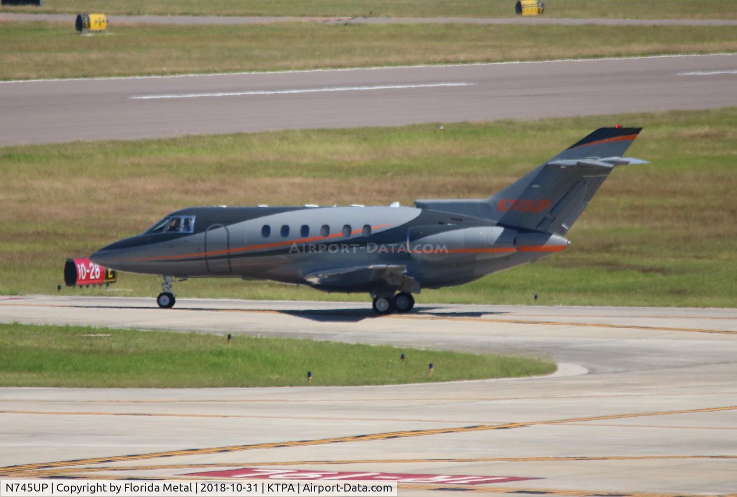 N745UP, 1997 Raytheon Hawker 800XP C/N 258336, TPA spotting 2018