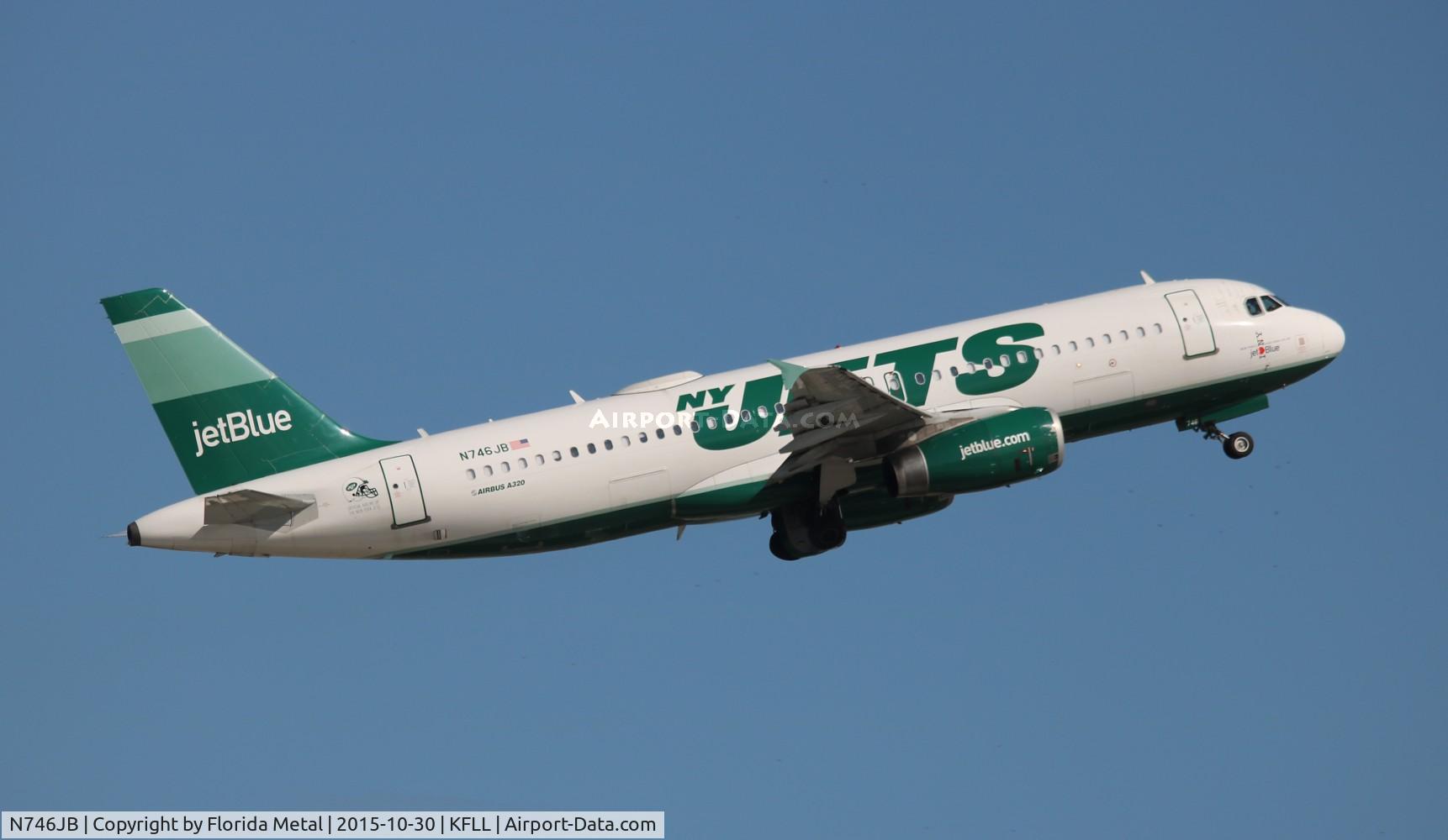 N746JB, 2008 Airbus A320-232 C/N 3622, FLL spotting 2015