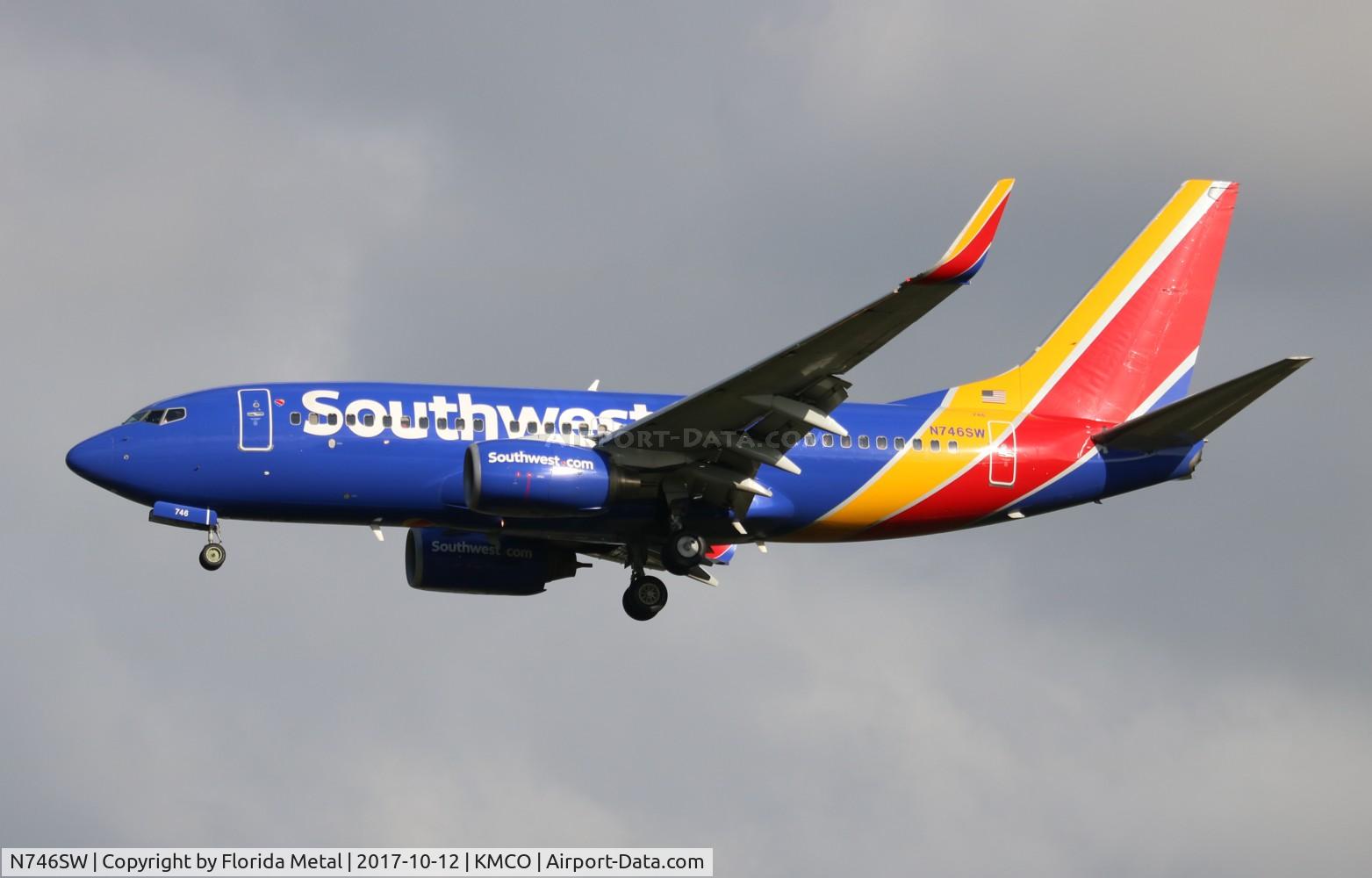 N746SW, 1999 Boeing 737-7H4 C/N 29798, MCO spotting 2017