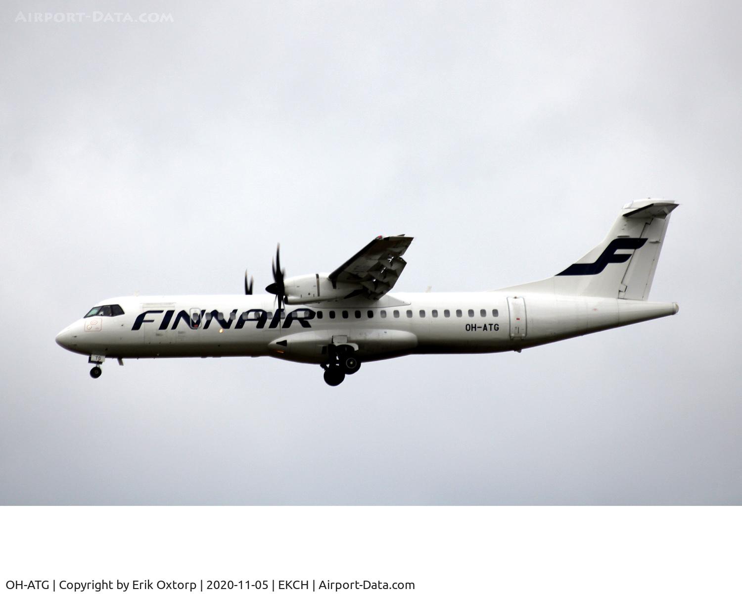 OH-ATG, 2007 ATR 72-212A C/N 757, OH-ATG landing rw 22L