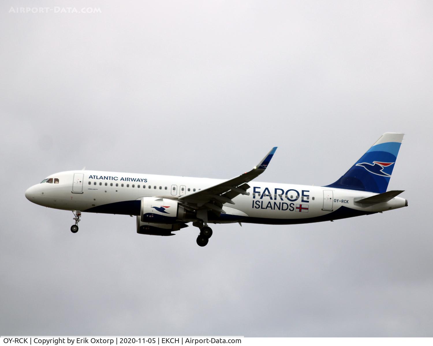 OY-RCK, 2019 Airbus A320-251N C/N 8918, OY-RCK landing rw 22L