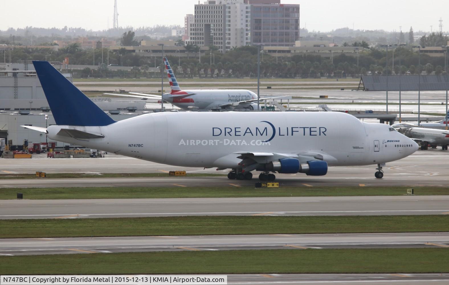 N747BC, 1992 Boeing 747-4J6 C/N 25879, MIA spotting 2015