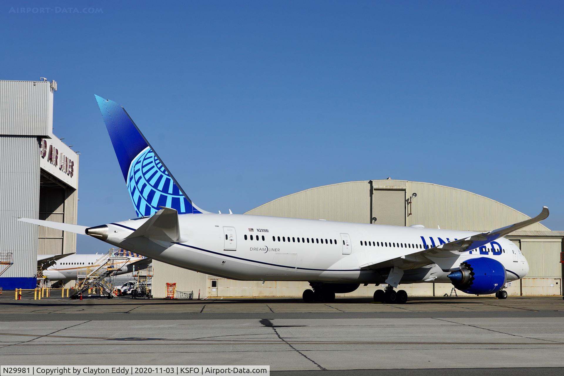 N29981, 2020 Boeing 787-9 Dreamliner Dreamliner C/N 66142, SFO 2020.