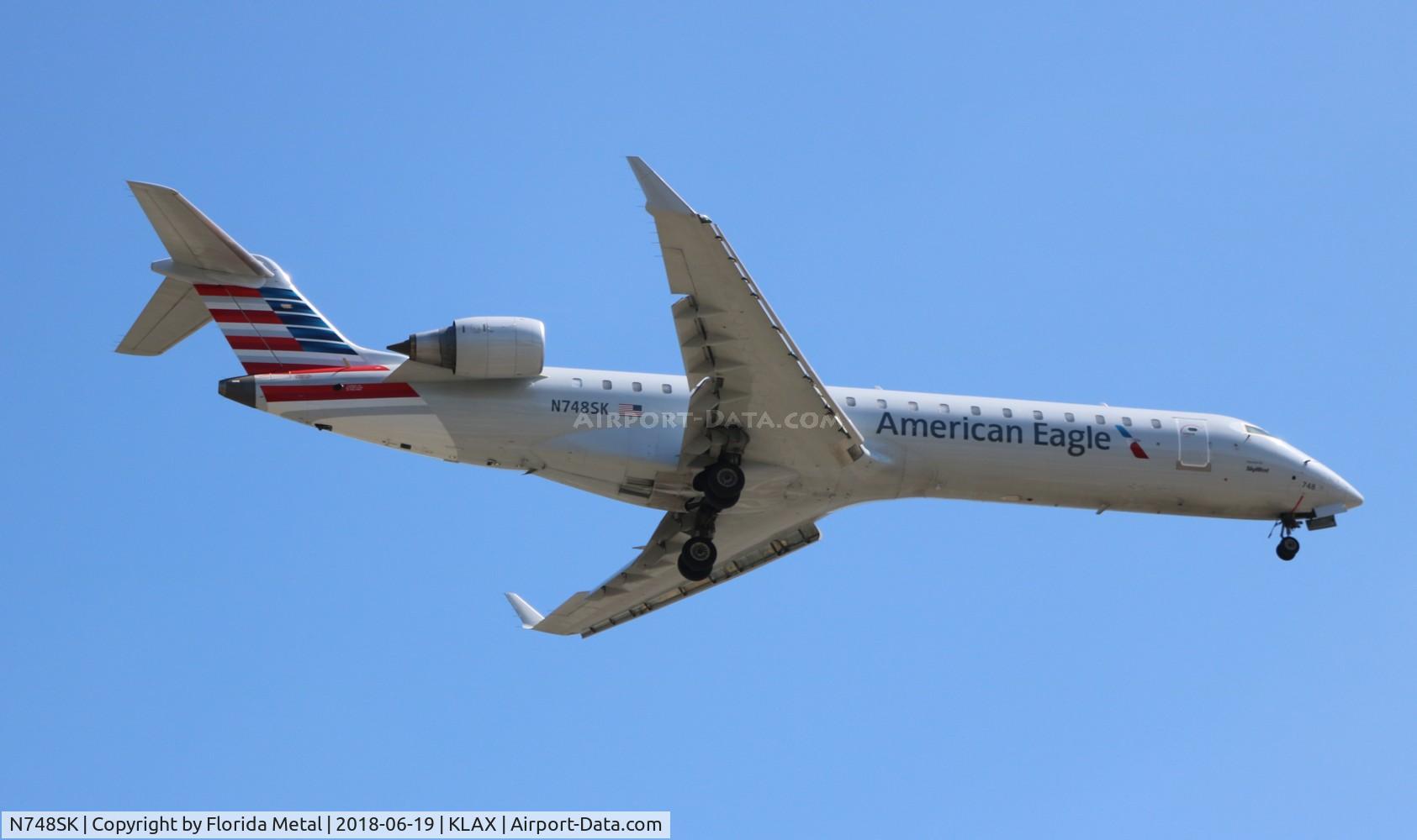 N748SK, 2005 Bombardier CRJ-700 (CL-600-2C10) Regional Jet C/N 10203, LAX spotting 2018