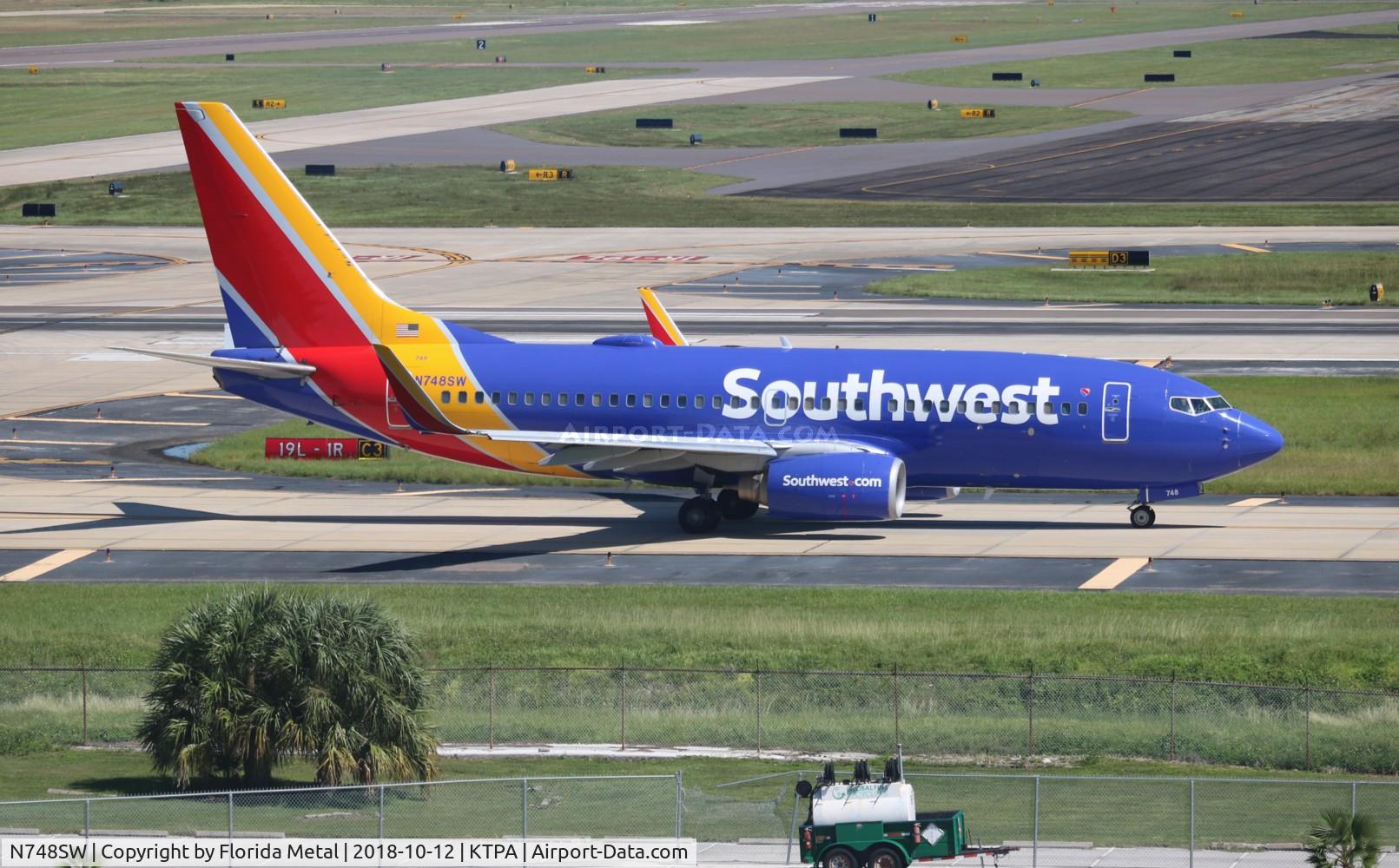 N748SW, 1999 Boeing 737-7H4 C/N 29800, TPA spotting 2018