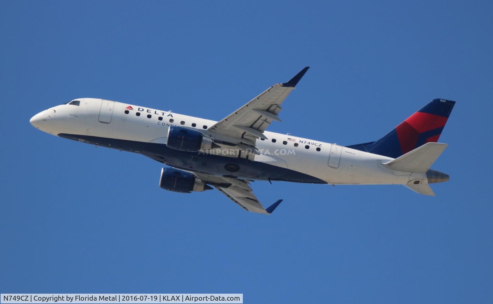 N749CZ, Embraer 170LR (ERJ-170-100LR) C/N 17000227, LAX spotting 2016