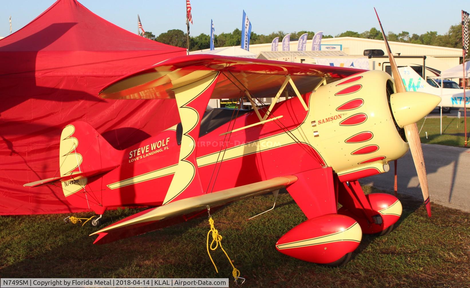 N749SM, 2017 WOLF STEVEN F SAMSON MITE-1 C/N SM-001, SNF LAL 2018