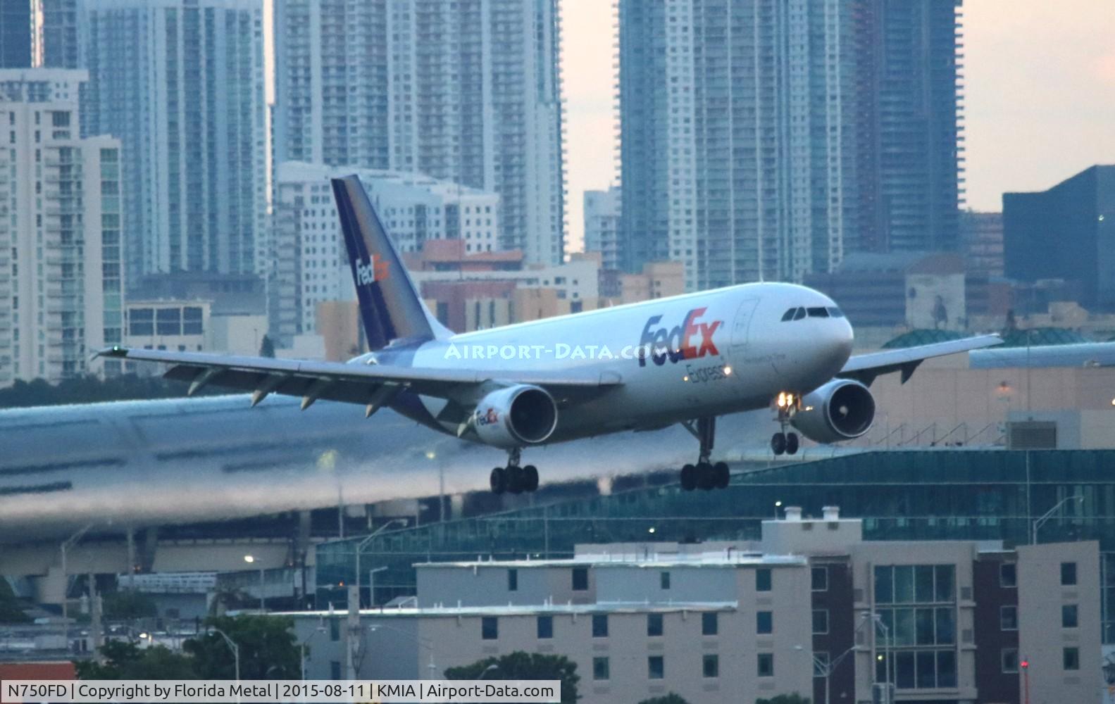 N750FD, 1990 Airbus A300B4-622R C/N 555, MIA spotting 2015