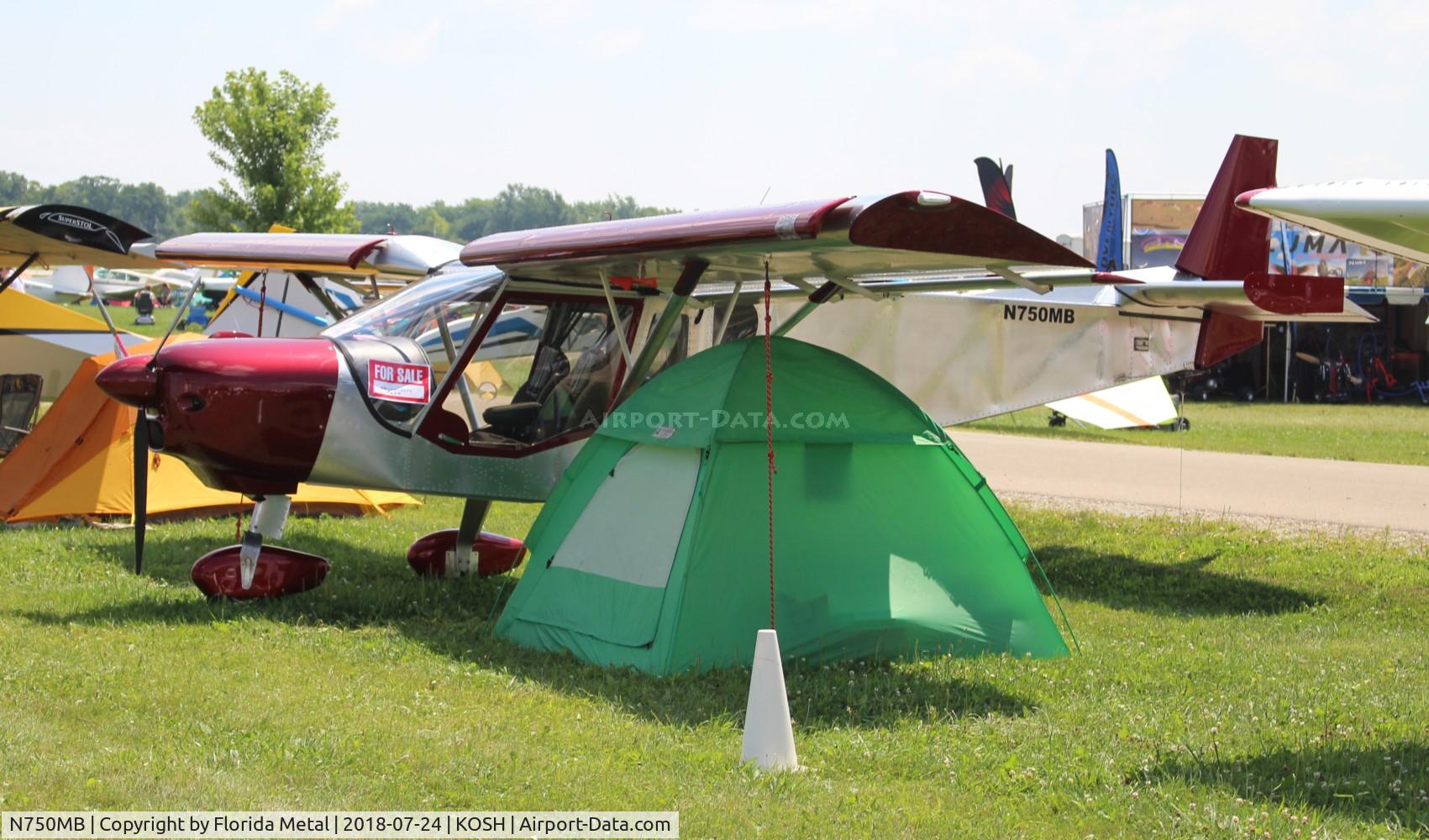 N750MB, 2013 Zenair STOL CH-750 C/N 75-8653, EAA OSH 2018