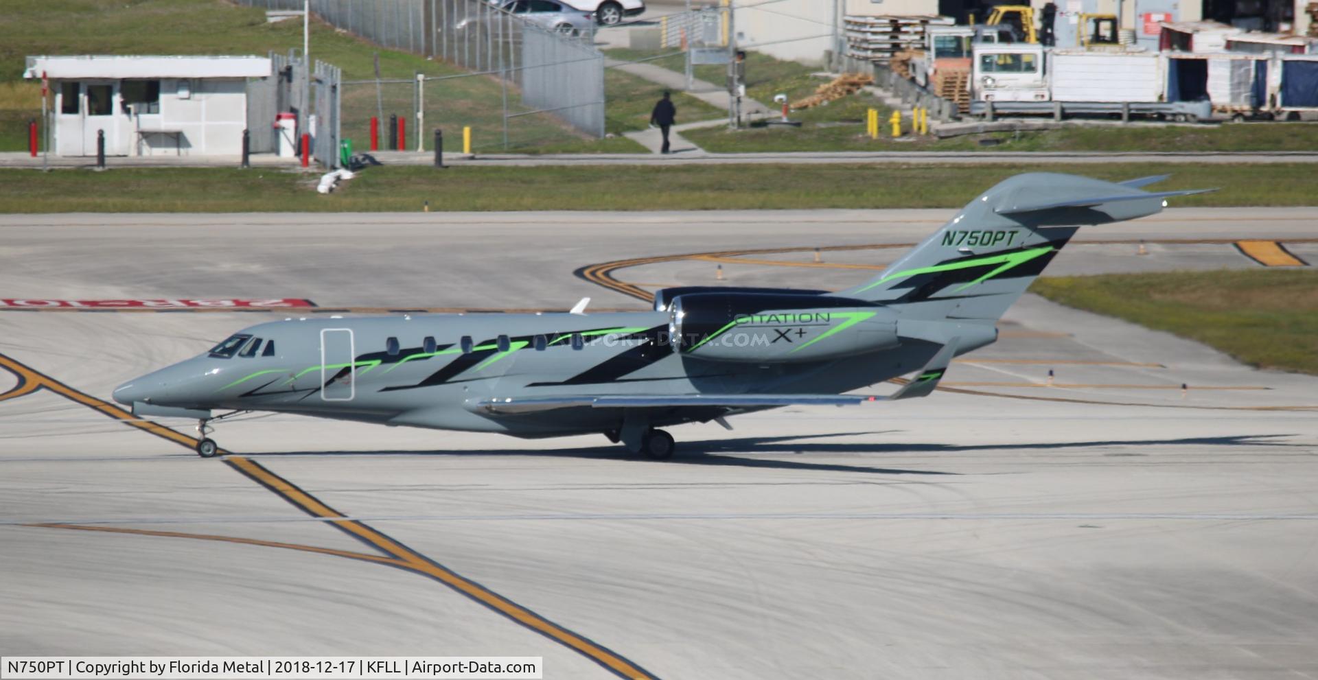 N750PT, 2014 Cessna 750 + Citation X C/N 750-0505, FLL spotting 2018