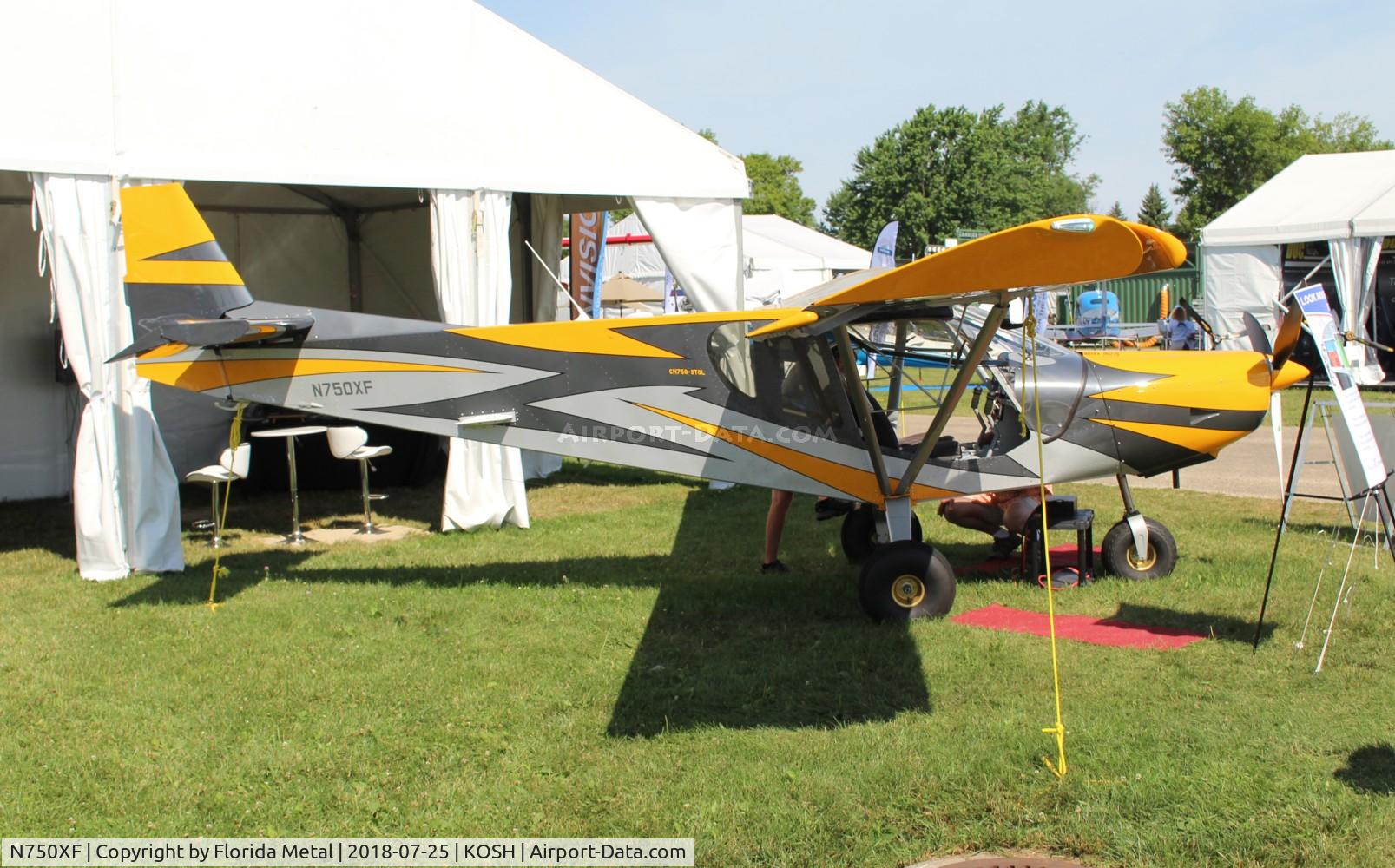 N750XF, 2014 Zenith STOL CH-750 C/N 75-10095, EAA OSH 2018