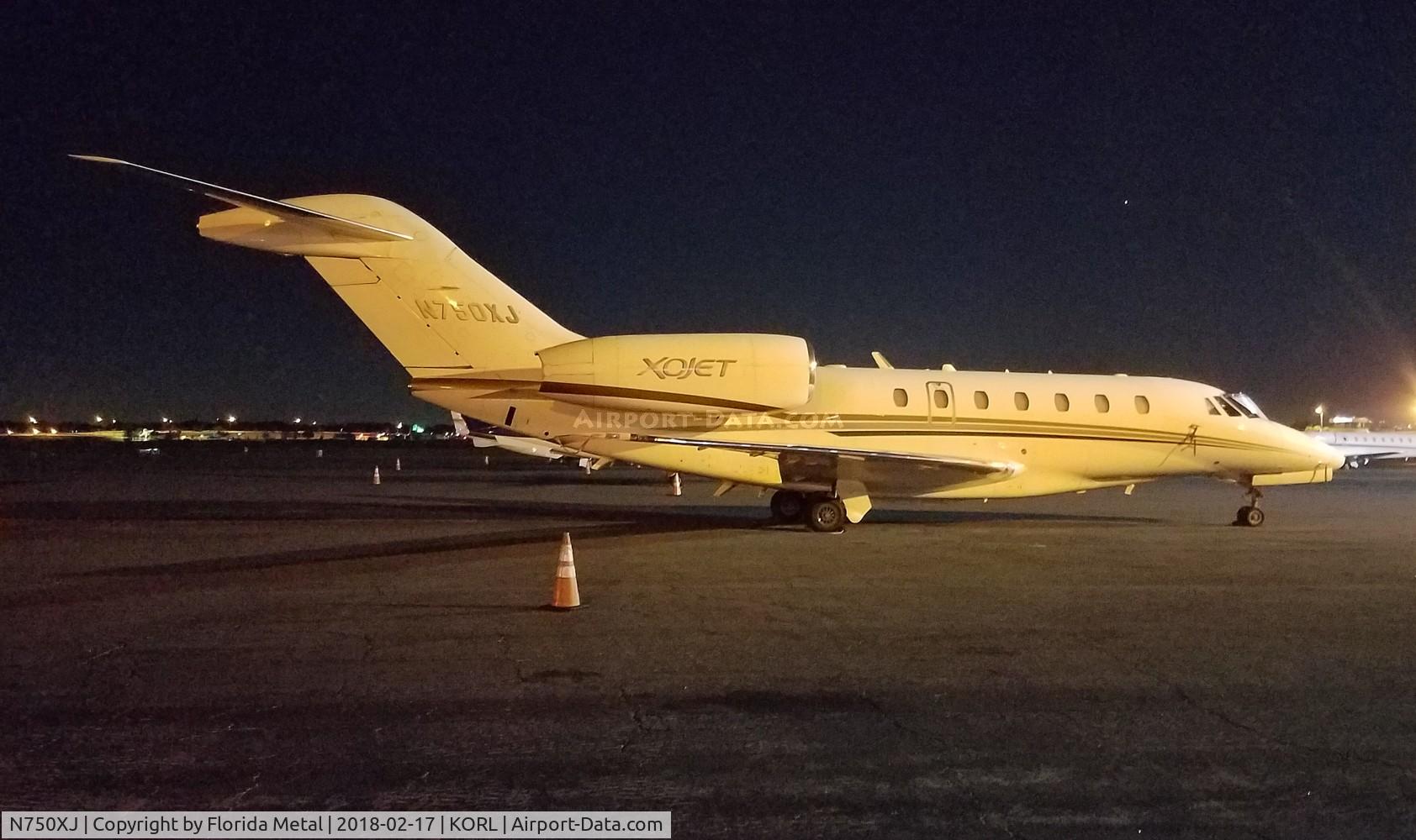 N750XJ, 2005 Cessna 750 Citation X C/N 750-0250, ORL spotting 2018