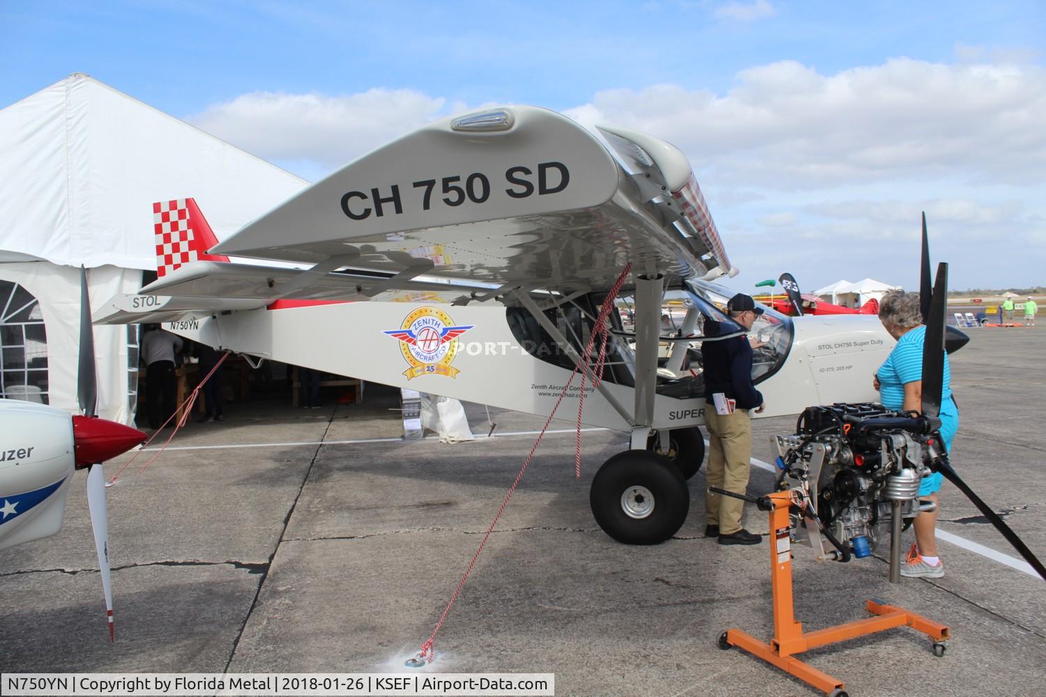 N750YN, 2017 Zenith STOL CH-750 C/N 75-10706, Sebring 2018