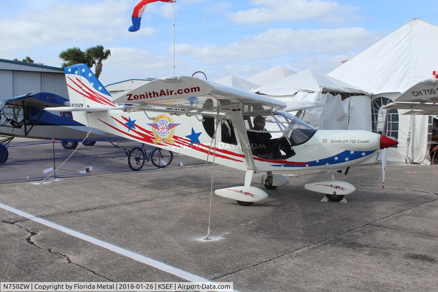 N750ZW, 2013 Zenith STOL CH-750 C/N 75-8779, Sebring 2018