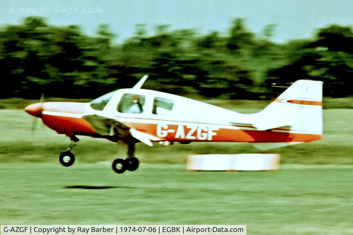 G-AZGF, 1969 Beagle B-121 Pup Series 2 (Pup 150) C/N B121-076, G-AZGF   Beagle B.121 Pup 150 [B121-076] Sywell~G 06/07/1974