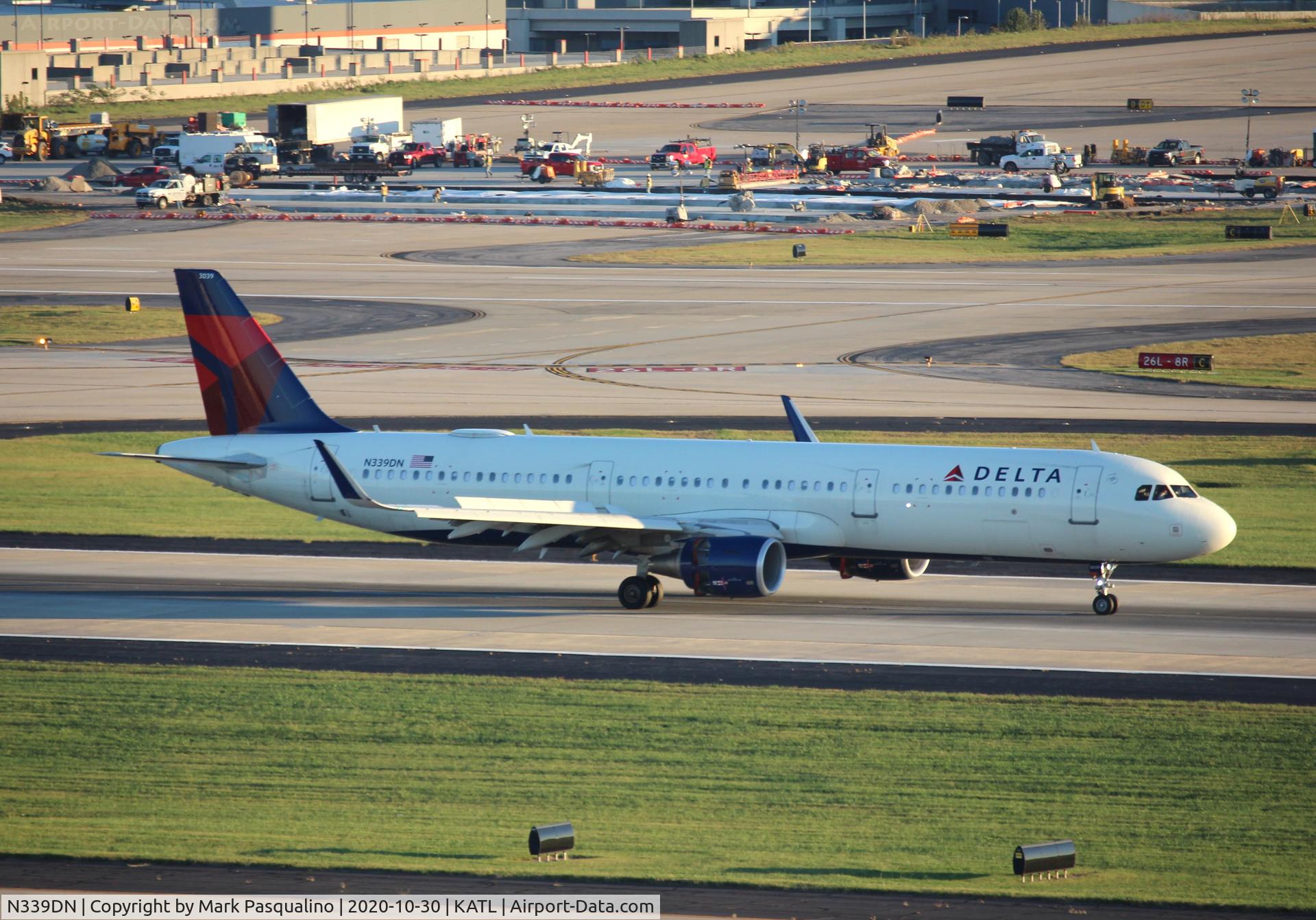 N339DN, 2018 Airbus A321-211 C/N 8128, Airbus A321-211