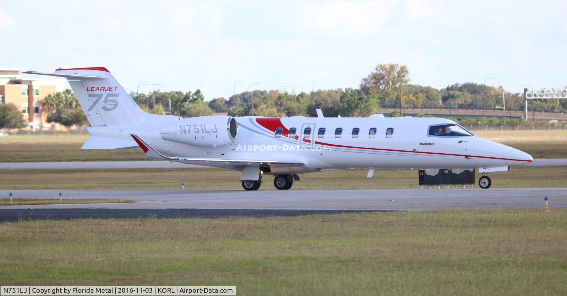 N751LJ, 2015 Learjet 75 C/N 45-503, NBAA ORL 2016