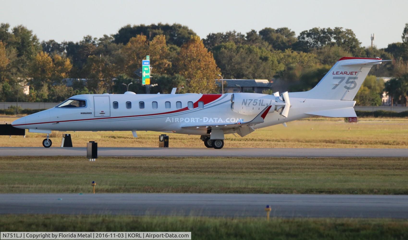 N751LJ, 2015 Learjet 75 C/N 45-503, NBAA ORL 2016