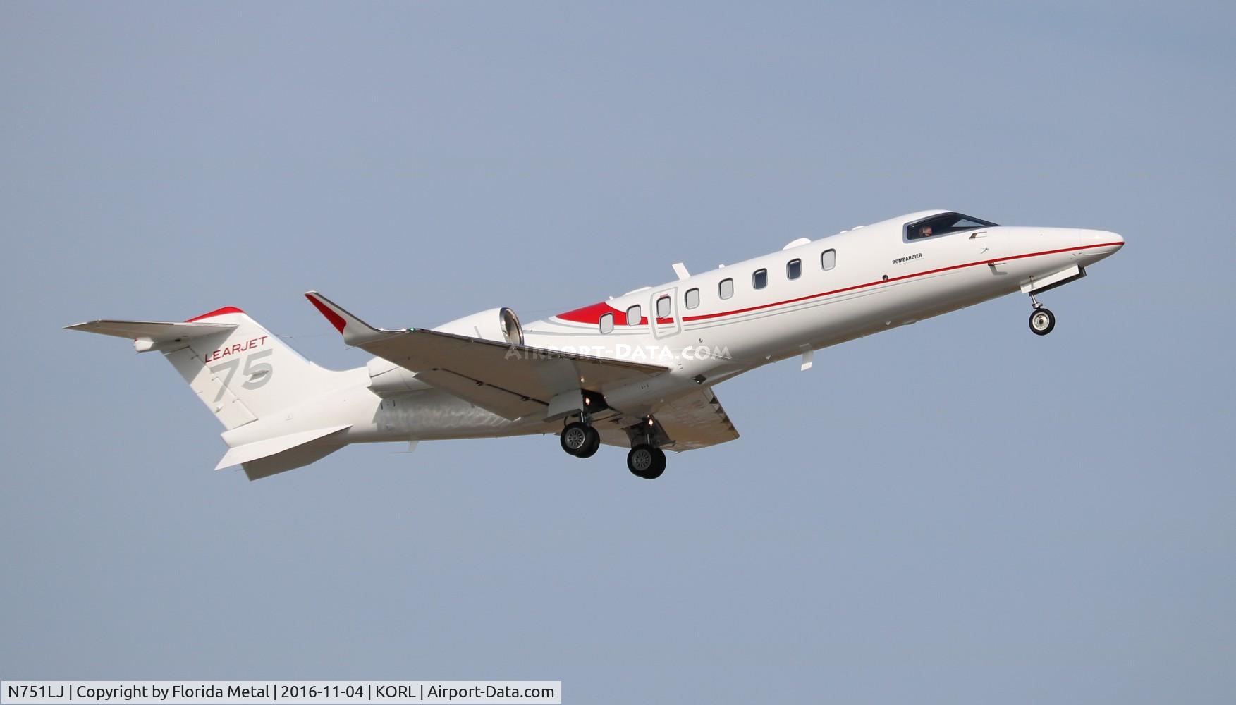 N751LJ, 2015 Learjet 75 C/N 45-503, NBAA ORL 2016