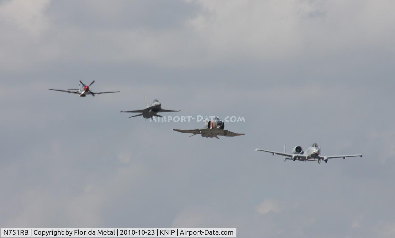 N751RB, 1944 North American P-51D Mustang C/N 44-13903JP, NAS JAX 2010