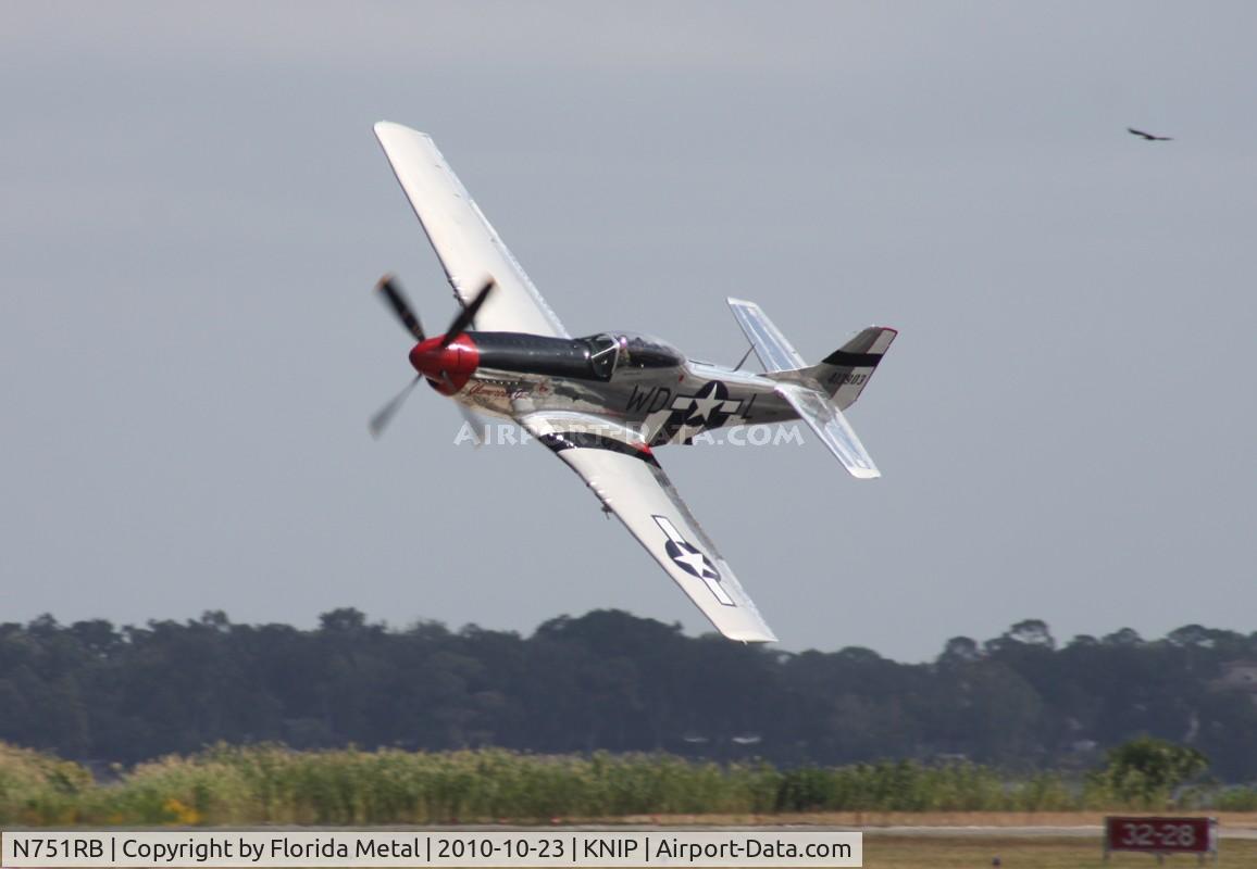 N751RB, 1944 North American P-51D Mustang C/N 44-13903JP, NAS JAX 2010