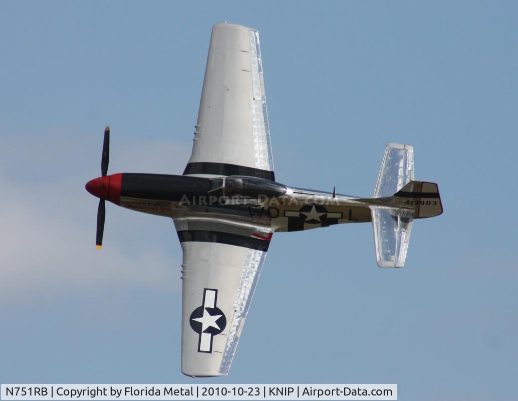 N751RB, 1944 North American P-51D Mustang C/N 44-13903JP, NAS JAX 2010