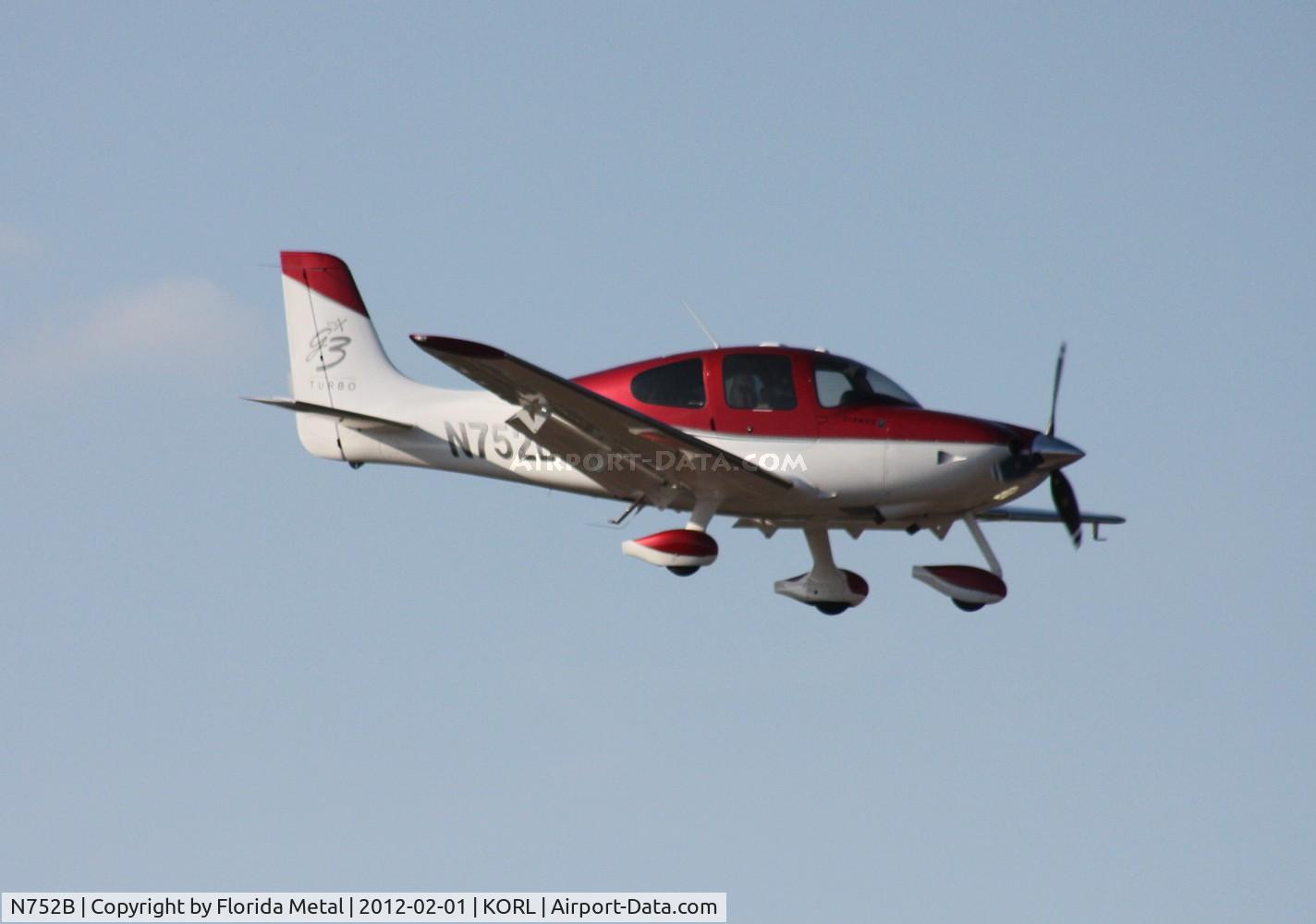 N752B, Cirrus SR22 G3 GTS Turbo C/N 3157, ORL spotting 2012
