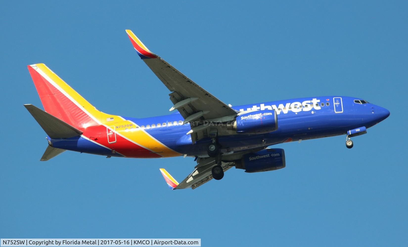 N752SW, 1999 Boeing 737-7H4 C/N 29804, MCO spotting 2017
