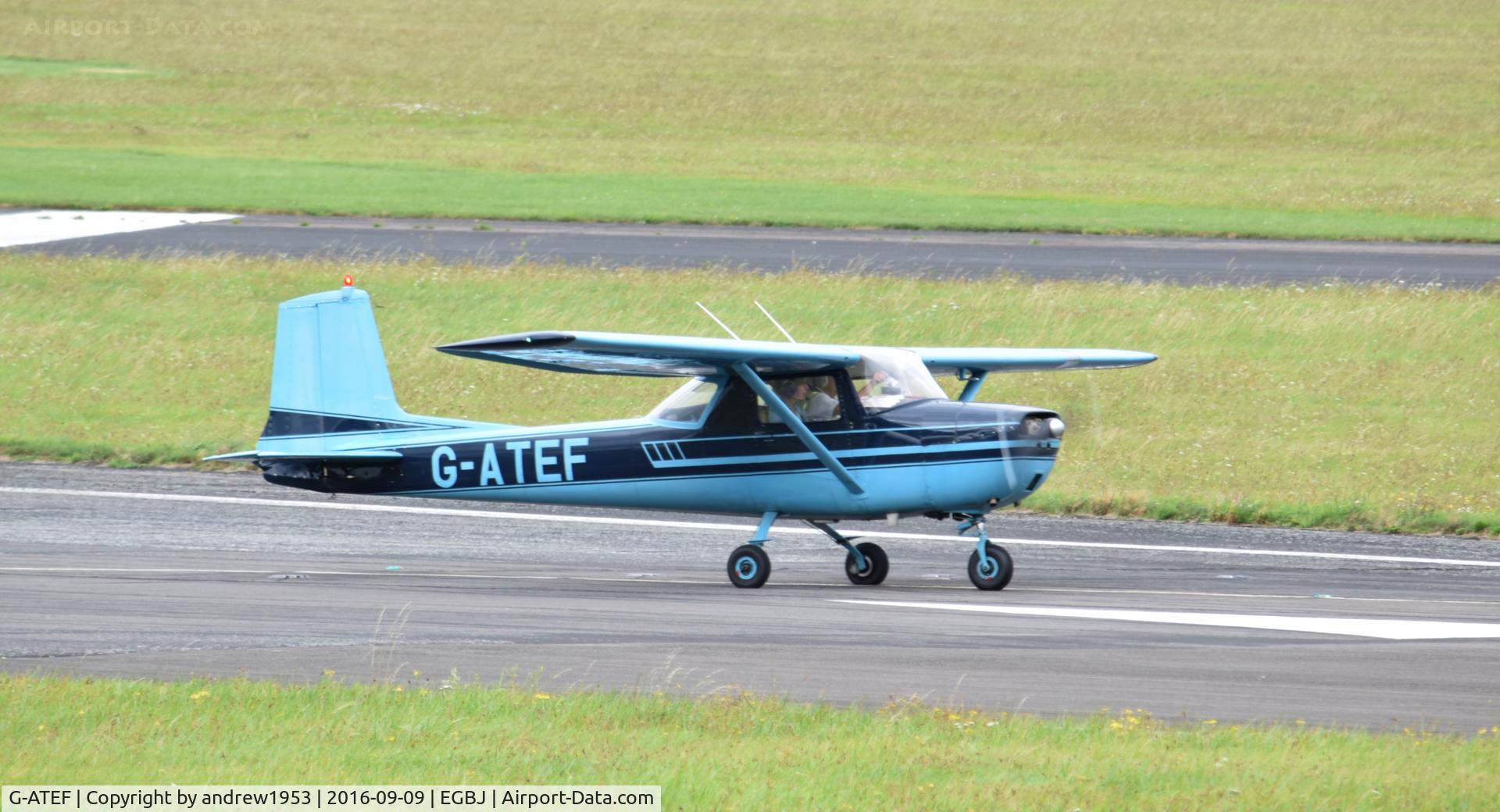 G-ATEF, 1965 Cessna 150E C/N 150-61378, G-ATEF at Gloucestershire Airport.