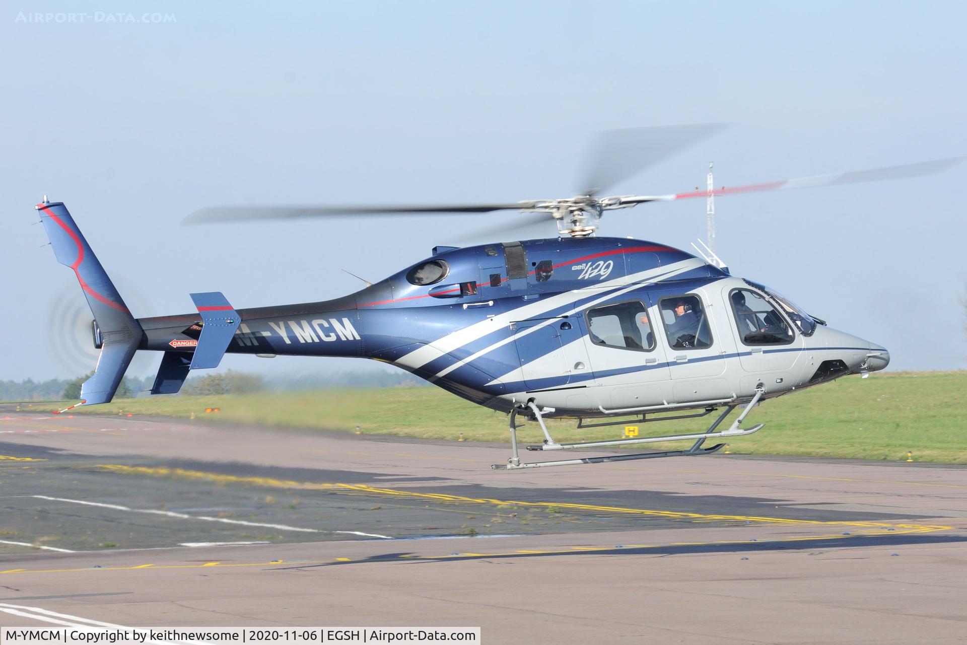 M-YMCM, 2012 Bell 429 GlobalRanger C/N 57107, Regular Visitor.