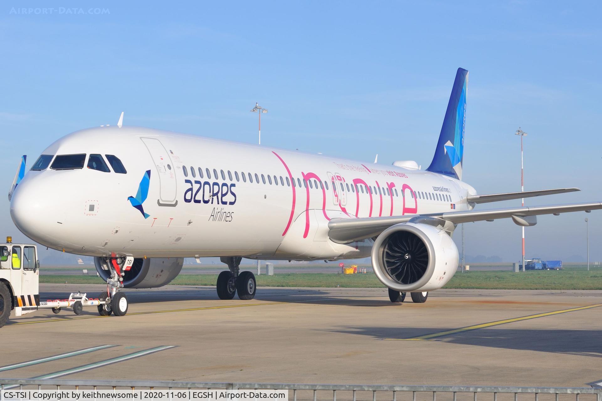 CS-TSI, 2020 Airbus A321-253NX C/N 10074, Removed from spray shop 2 !!