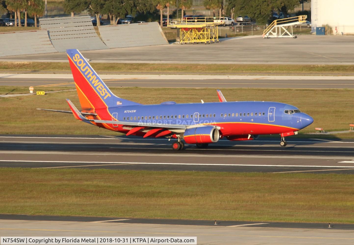 N754SW, 1999 Boeing 737-7H4 C/N 29849, TPA spotting 2018