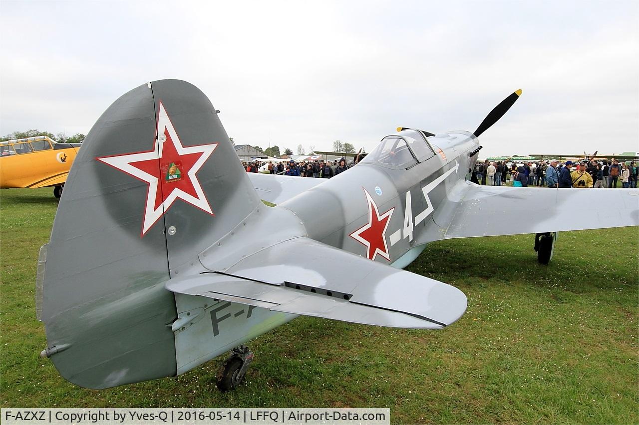 F-AZXZ, 1944 Yakovlev Yak-3UA Replica C/N Y337, Yakovlev YAK-3UA Replica, Static display, La Ferté-Alais Airfield (LFFQ) Air show 2016