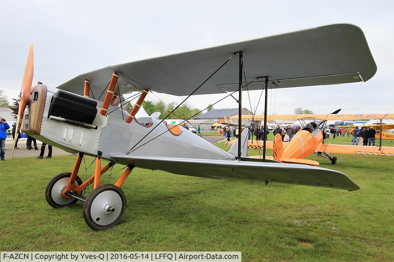 F-AZCN, Royal Aircraft Factory SE-5A Replica C/N 02, Royal Aircraft Factory SE-5A Replica, Static display, La Ferté-Alais Airfield (LFFQ) Air show 2016