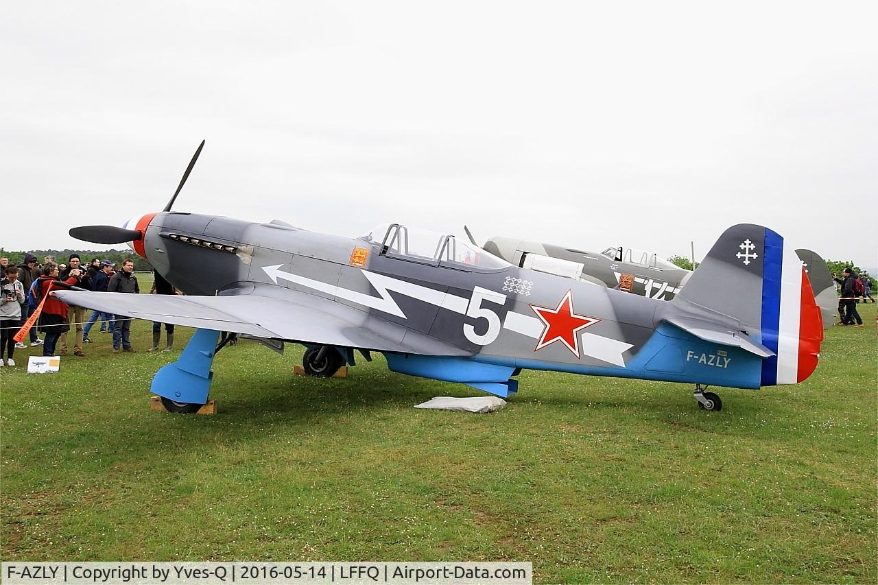 F-AZLY, Yakovlev Yak-3U C/N 172890, Yakovlev Yak-3U, Static display, La Ferté-Alais airfield (LFFQ) Air show 2016