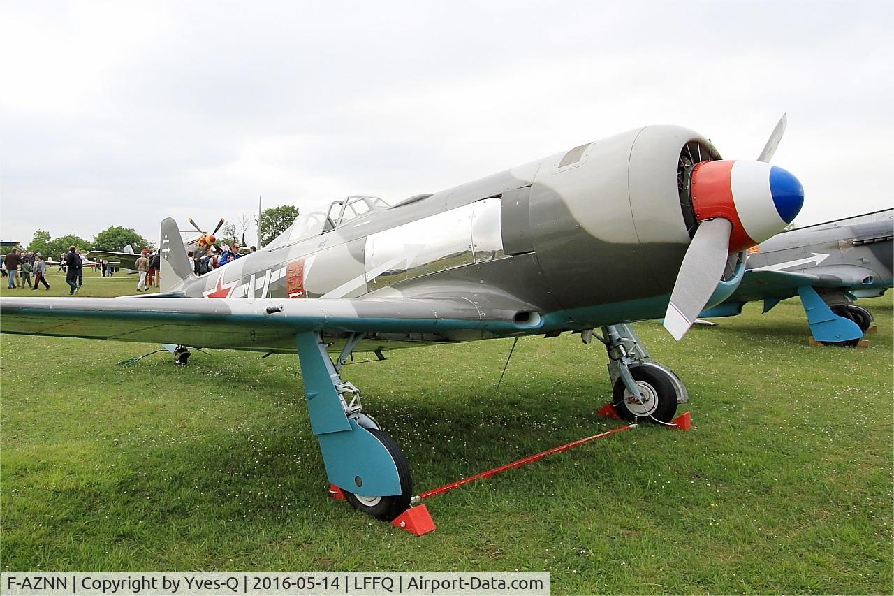 F-AZNN, Yakovlev Yak-11 C/N 25 III/05, Yakovlev YAK-11, Static display, La Ferté-Alais airfield (LFFQ) Airshow 2016