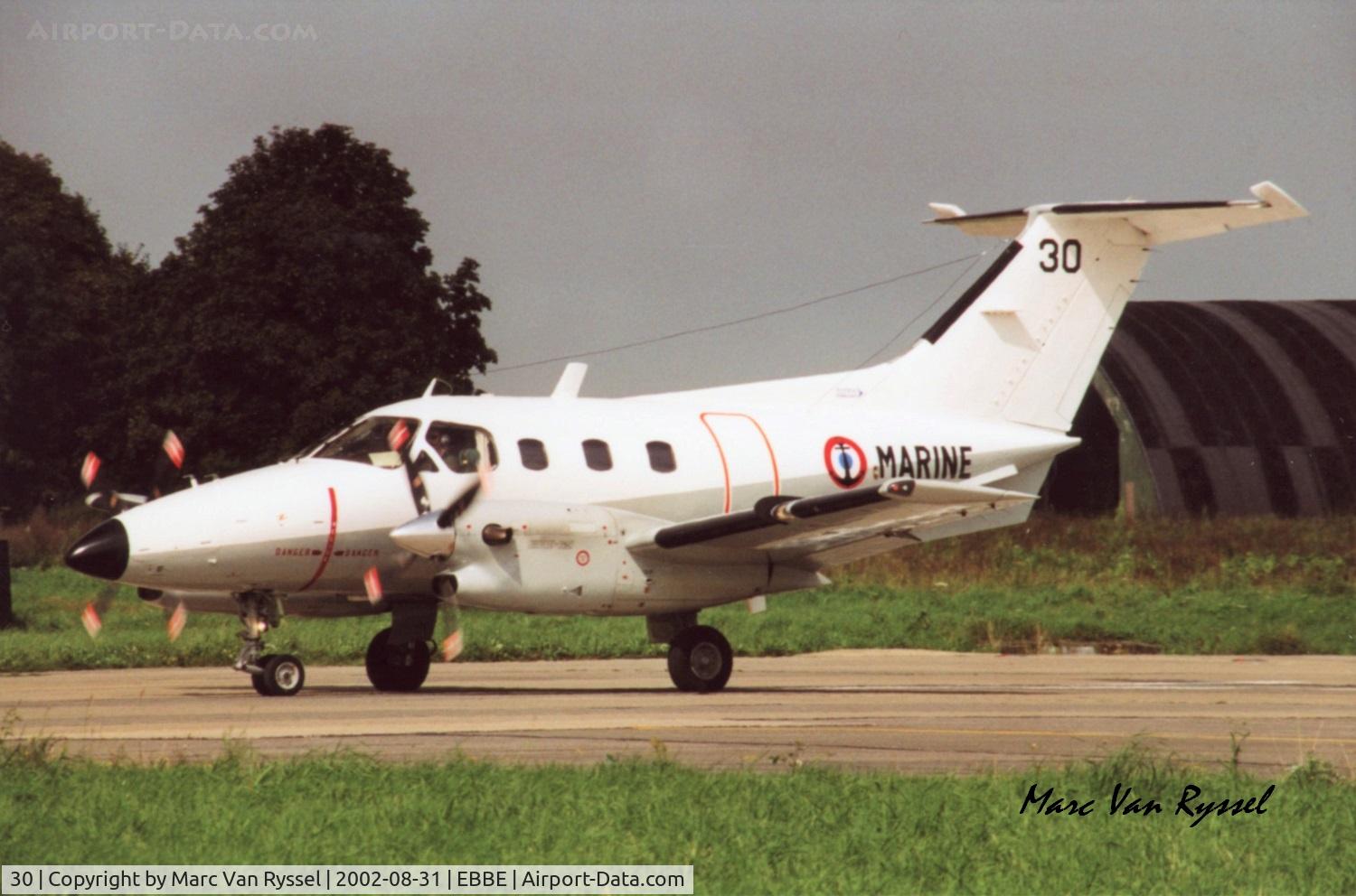 30, Embraer EMB-121AN Xingu C/N 121030, Beauvechain Airshow 2002.