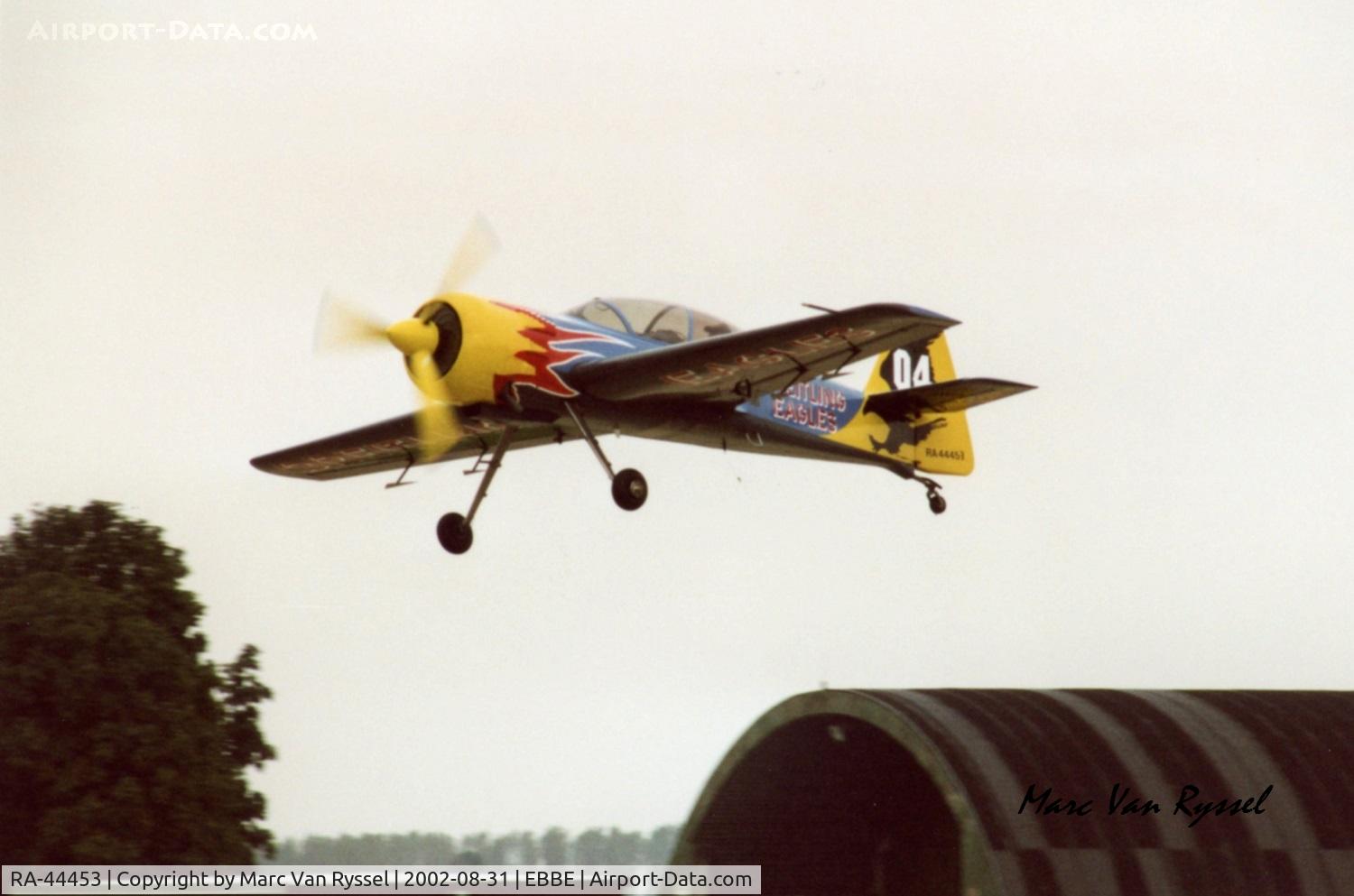 RA-44453, Sukhoi Su-29 C/N not found RA-44453, Breitling Eagles at Beauvechain 2002.