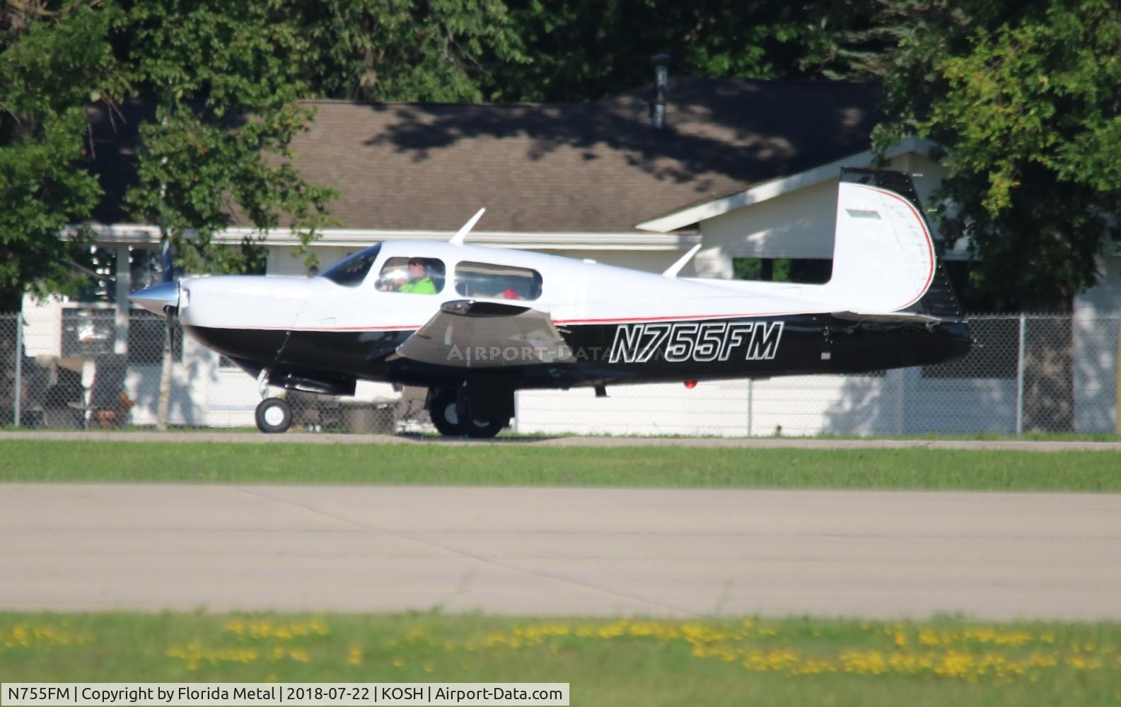 N755FM, 1998 Mooney M20K C/N 25-2026, EAA OSH 2018